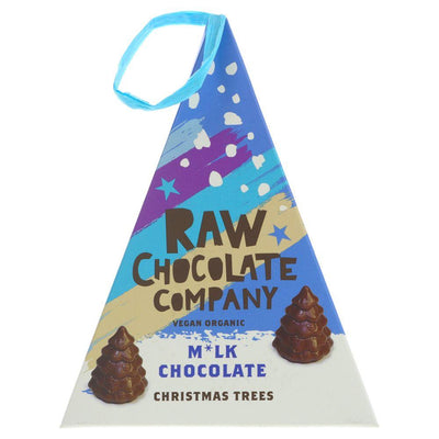 Raw Chocolate Company| M*lk Chocolate Christmas Trees | 150g