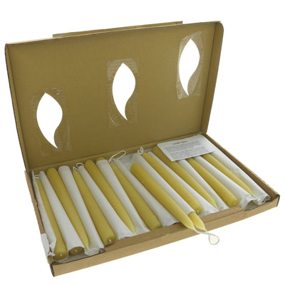 Moorlands Candles Limited | Ivory Standard Candles 9" x 0.85" | 10 Pairs
