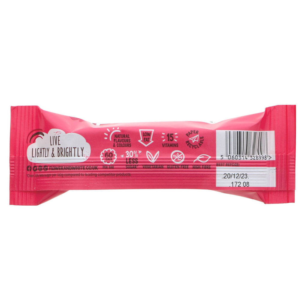 Gluten-free Strawberry & Banana Mallow Bar by Flower & White. Enjoy this fruity treat packed with flavor.