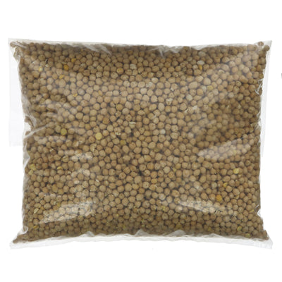 Organic, vegan chickpeas - perfect for curries, falafels & more. No VAT charged. May contain small stones – wash before use.