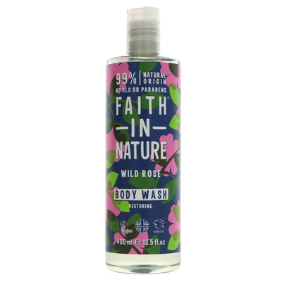 Faith In Nature | Body Wash - Wild Rose | 400ML