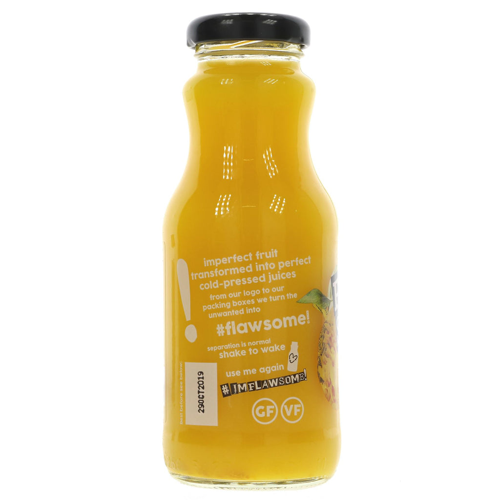 Flawsome! Orange Juice - Made with imperfect fruits. Vegan & gluten-free without added sugars or artificial flavorings.