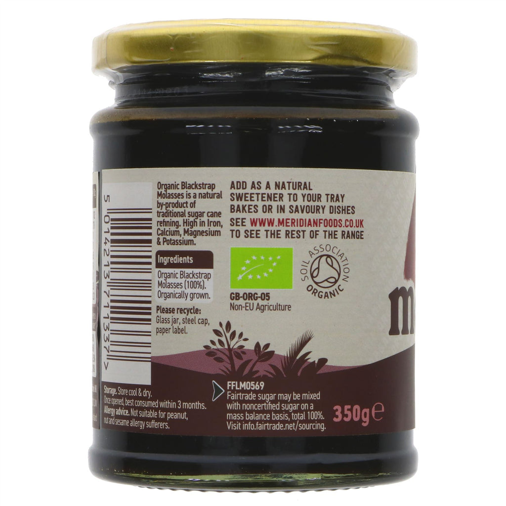 Fairtrade and Organic Blackstrap Molasses | 350G | Packed with Beneficial Nutrients | Vegan Friendly | No VAT Charged | Shop Now