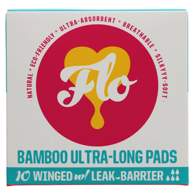 Here We Flo | Bamboo Ultra-Long Pads | 10