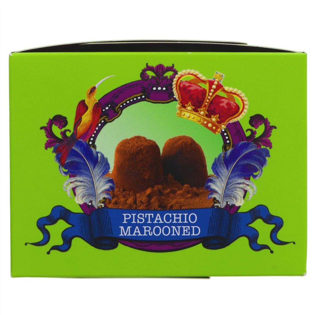 Monty Bojangles Pistachio Marooned Truffles - Rich & velvety, no added sugar, perfect for any occasion.