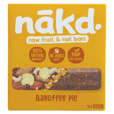 Nakd | Banoffee Pie Multipack | 4 x 35g