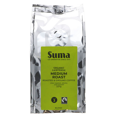 Suma | Medium Roast Ground Coffee - Strength 3, Velvety, Smooth | 227g
