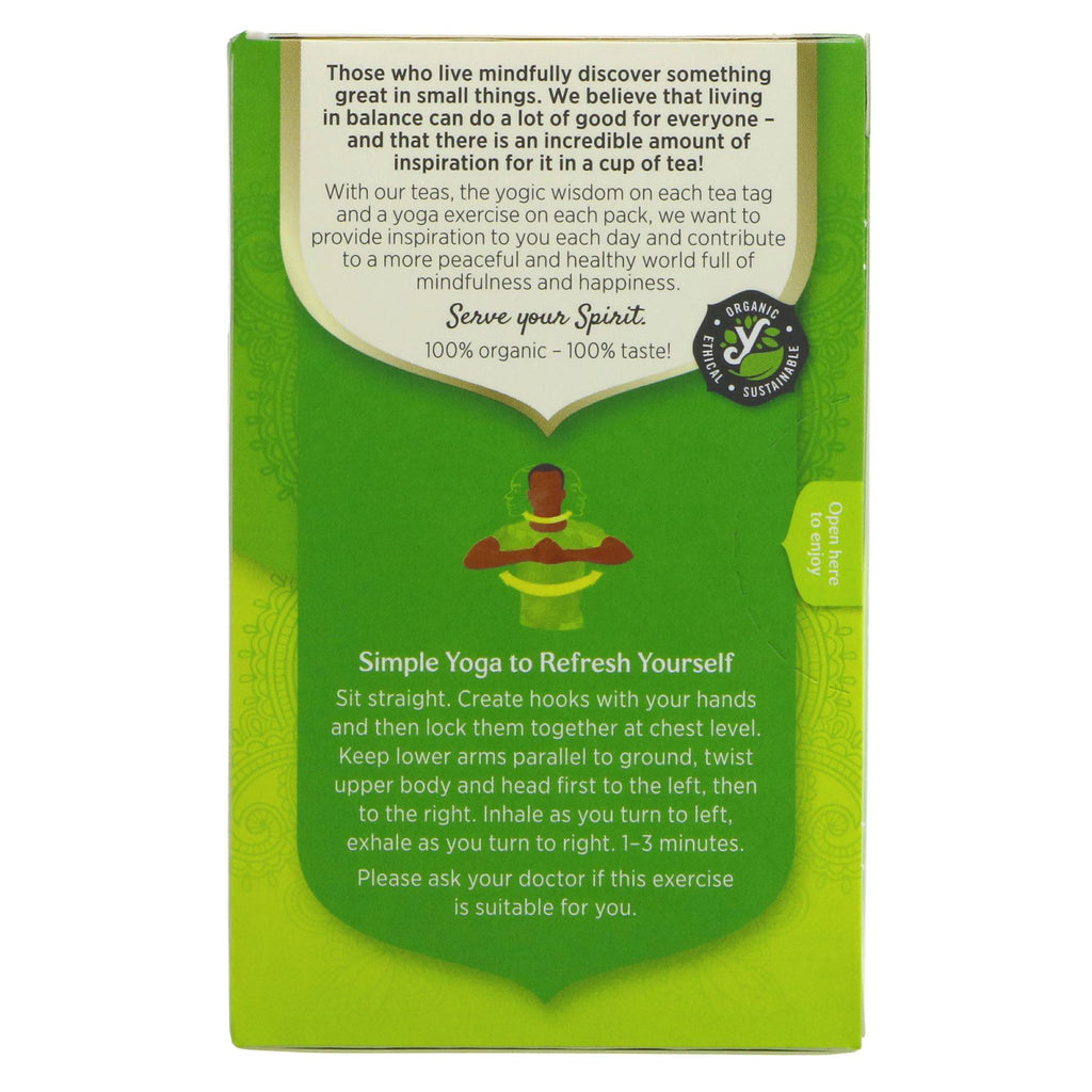 Organic, Vegan Lime Mint Tea by Yogi Tea - Lime, Liquorice, Peppermint - 17 Bags
