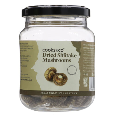 Cooks & Co | Dried Shii-take Mushrooms | 30G