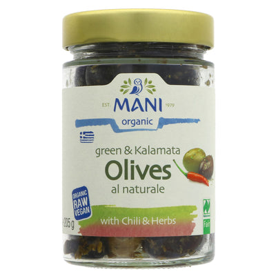 Mani | Og Mixed Olives al Naturale | 205g
