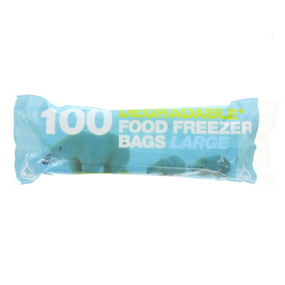 D2w | Freezer Bags Large 10L - 100% Degradable, 225x355mm | 100 bag