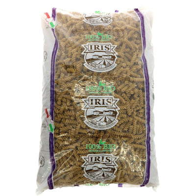 Iris | Fusilli Organic Wholewheat | 5 KG