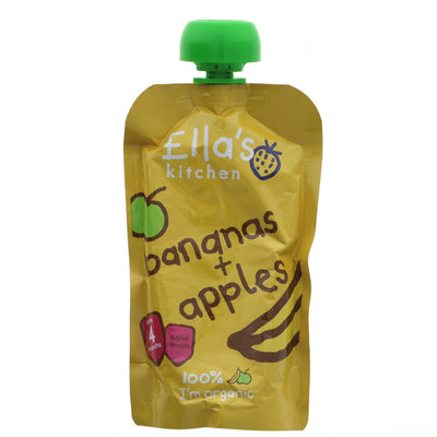 Ella's Kitchen | Apples & Bananas | 120g