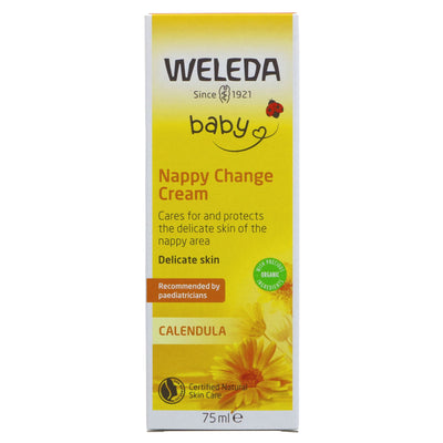 Weleda | Calendula nappy change cream - prevent soreness,less redness | 75ml