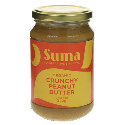 Suma | Peanut Butter, Crunchy No Salt - Organic | 340g