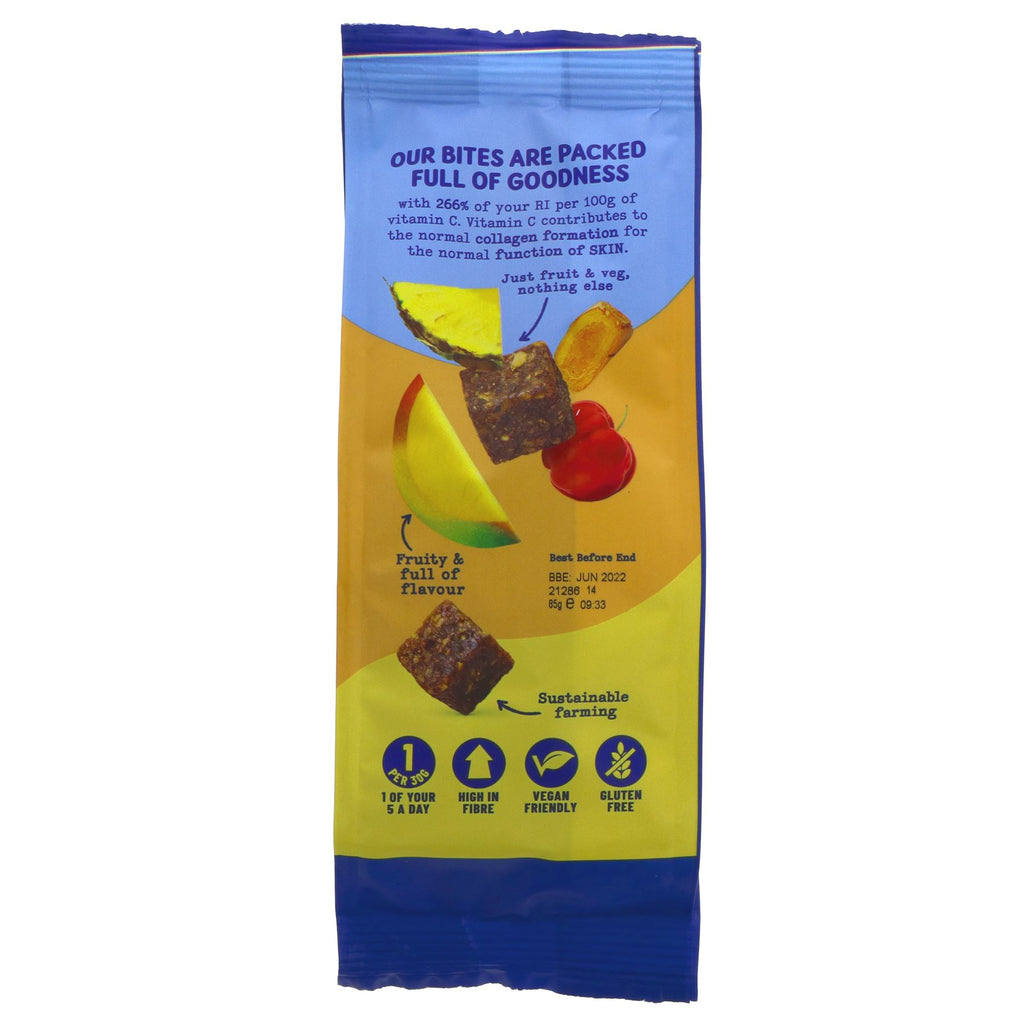 Urban Fruit's Glow - Mango, Pineapple, & Acerola fruit snack with Vitamin C and Fiber - Vegan-friendly and Sustainably farmed.