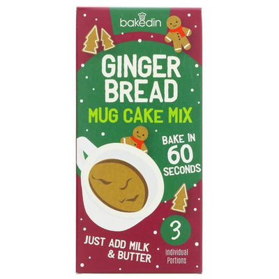Bakedin | Gingerbread Mug Cake Mix | 150g