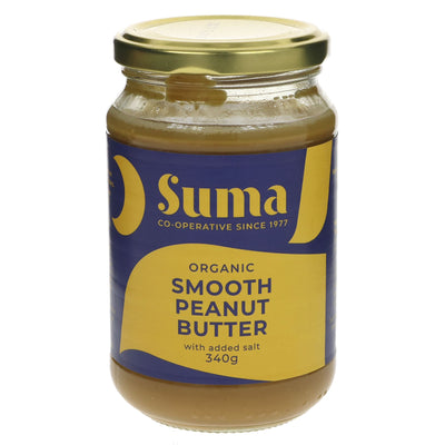 Suma | Peanut Butter, Smooth + Salt - Organic | 340g