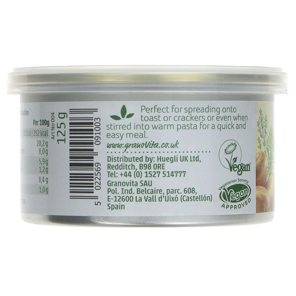 Gluten-free and vegan Mushroom Pate - perfect on crackers, bread or in your favourite recipes. Made with the finest ingredients.