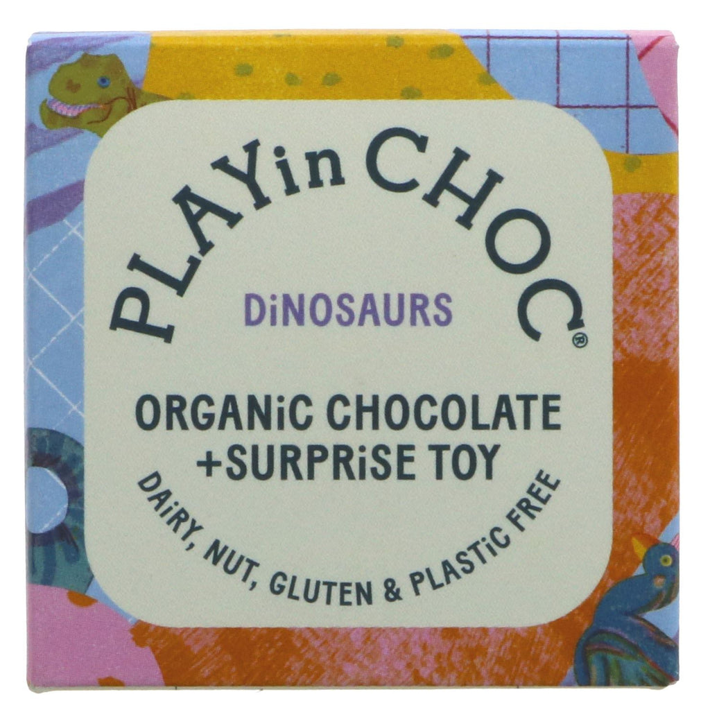 Organic, Vegan, Gluten-Free Chocolate & Toy Combo with Fun 3D Puzzle and Facts Card, perfect for Everyday Gifting.