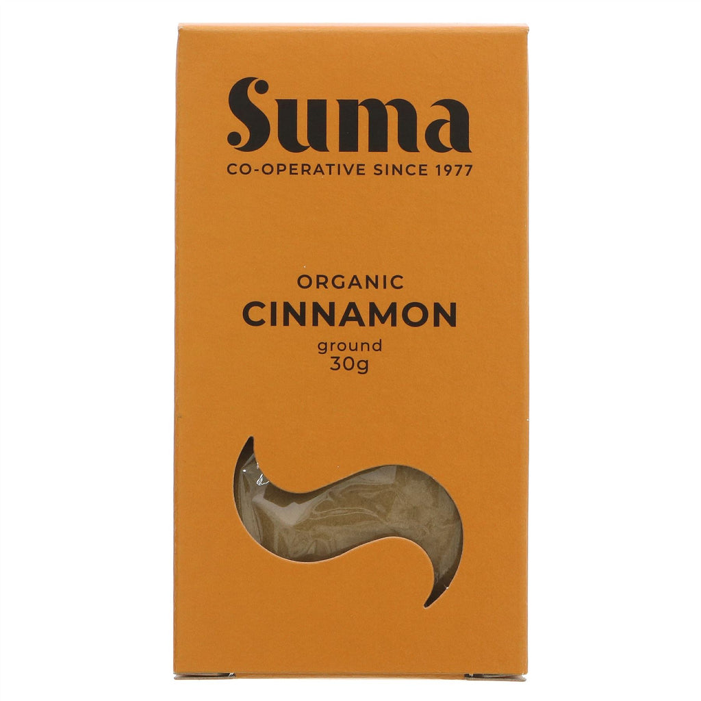 Organic cinnamon - perfect for adding flavour to your baking and breakfast! Vegan and sustainably sourced.