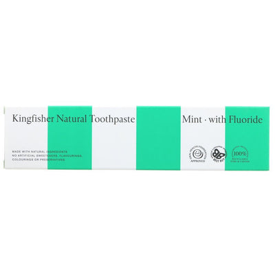 Kingfisher | Mint Toothpaste - contains fluoride | 100ml