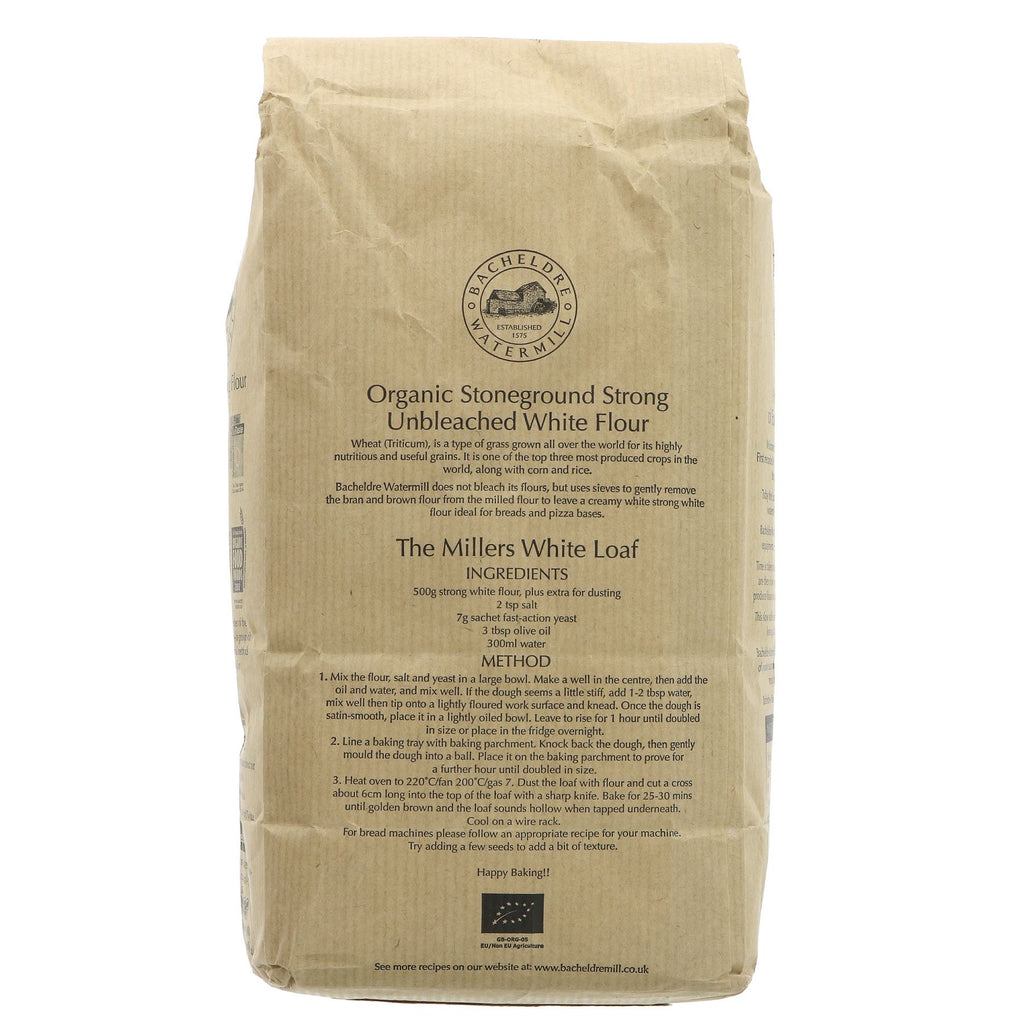Organic Stoneground White Flour | Vegan | 1.5kg