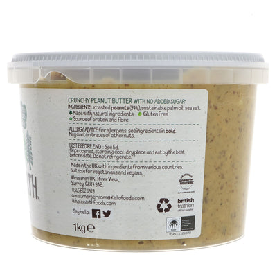 Gluten-Free & Vegan Peanut Butter | Whole Earth | 1kg | Superfood Market