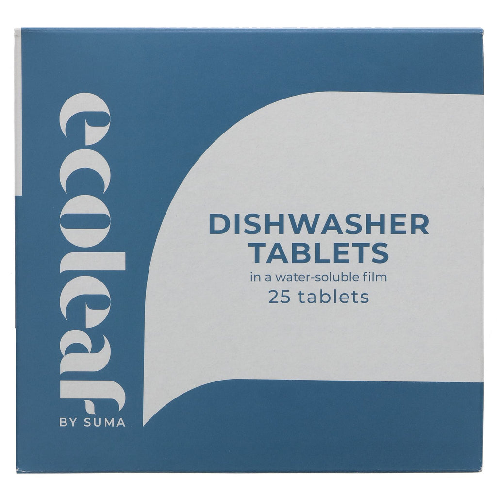 Ecoleaf | All In One Vegan Dishwasher Tablets | 25 tabs
