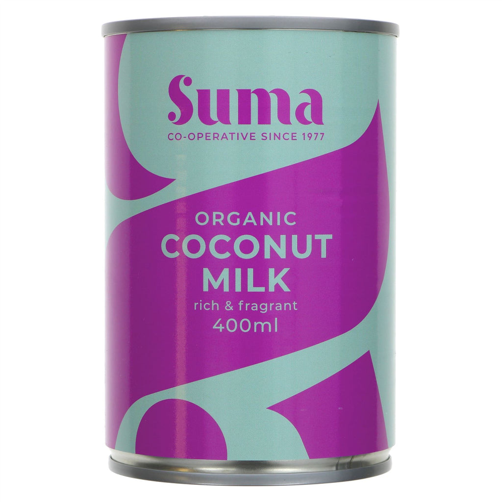 Organic, vegan Coconut Milk from Suma - perfect for cooking Far Eastern dishes. Direct from Sri Lankan farming co-op.