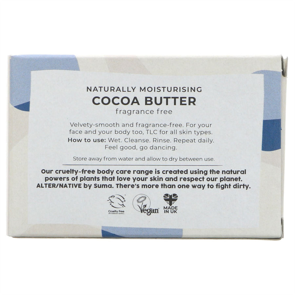 Luxurious cocoa butter facial bar for sensitive skin. Gentle, moisturizing, natural, vegan & cruelty-free. Pamper guilt-free.