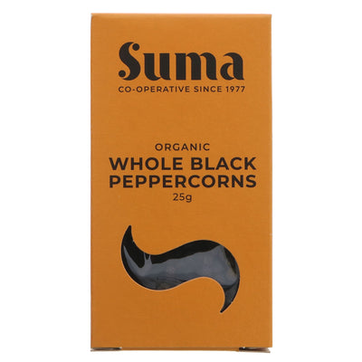 Organic, vegan black peppercorns for flavorful meals.