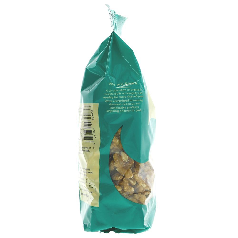Organic vegan Suma walnuts - sustainably sourced, perfect for snacking, baking, or salads. 375g.