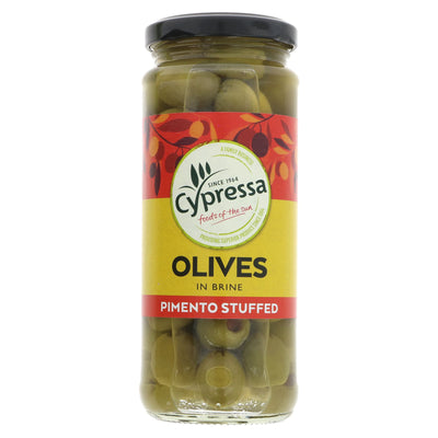 Cypressa | Stuffed Pimento Olives | 340G