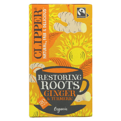 Clipper | Restoring Roots - Ginger, Turmeric, Lemongrass | 20 bags