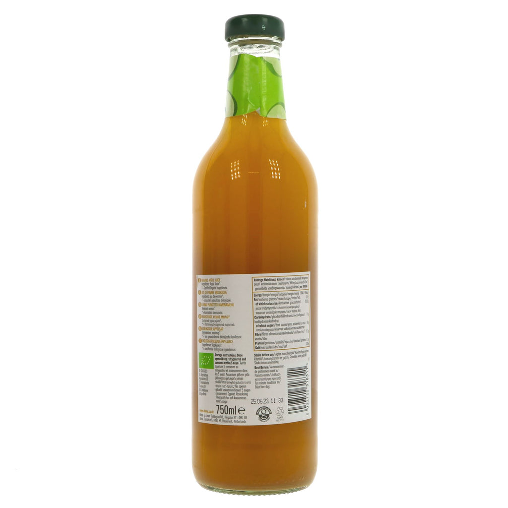 Biona Organic Apple Juice - 750ml | Vegan & Organic