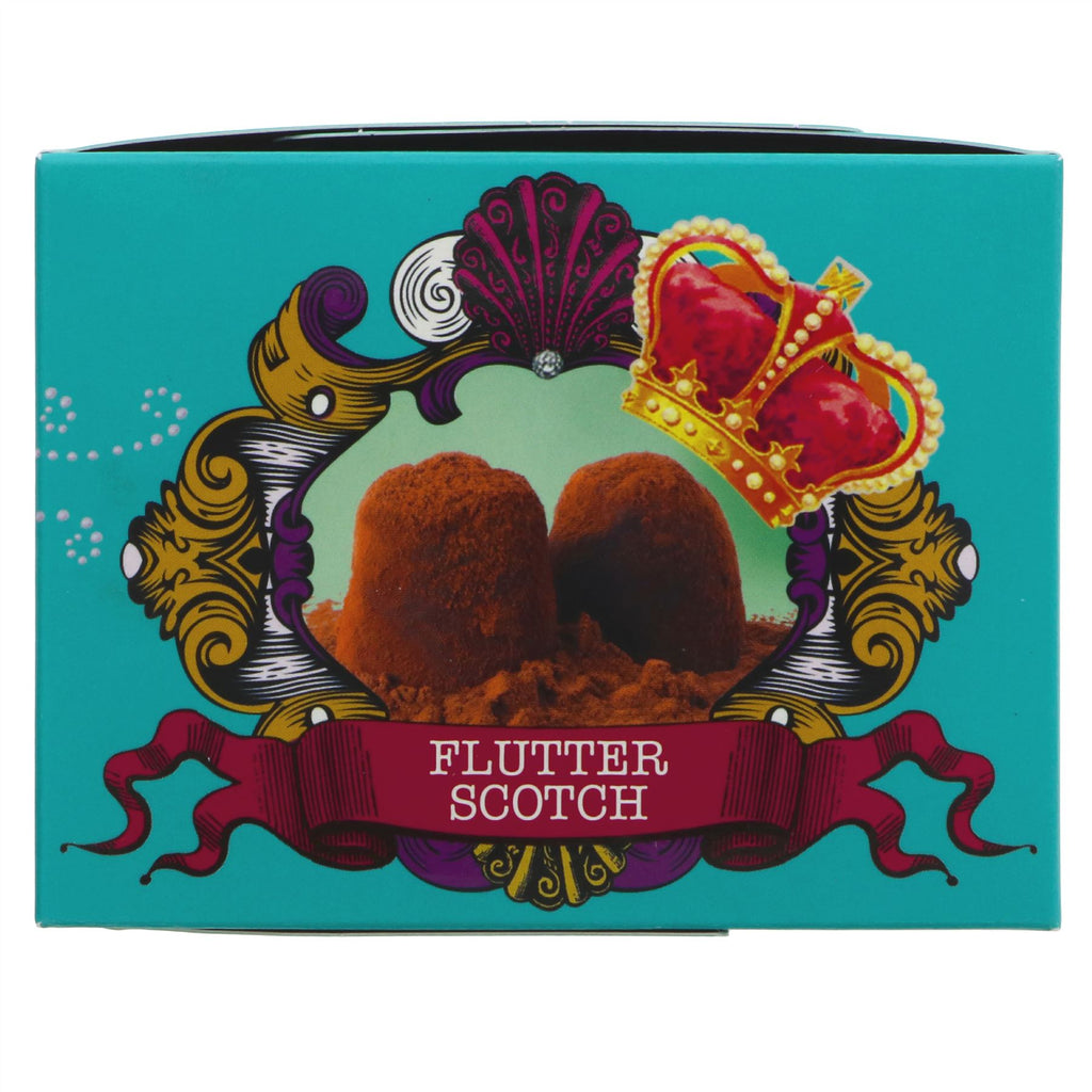 Monty Bojangles Flutter Scotch French Truffles - No Added Sugar, Chocolatey with Sea Salt - 150g