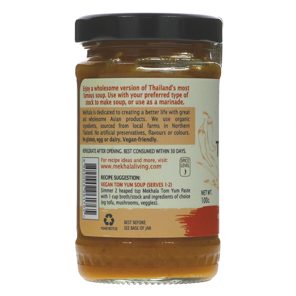 Organic, gluten-free Tom Yum Paste for soup or marinade - sustainable, vegan, no artificial ingredients. Shop now.