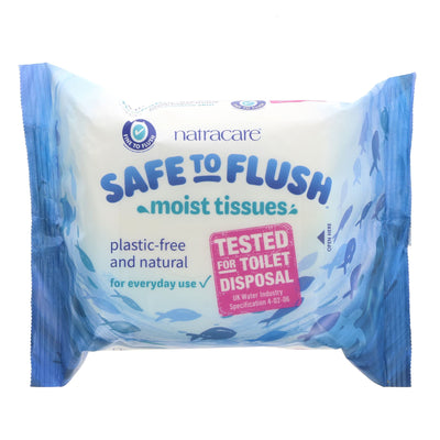 Natracare | Safe To Flush Moist Tissues | 30s