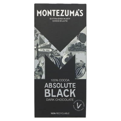 Montezuma's | Absolute Black 100% Cocoa Bar | 90G