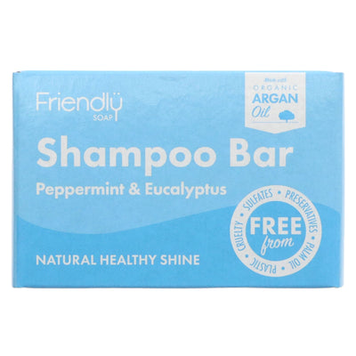 Friendly Soap | Shampoo Bar - Peppermint Eucalyptus | 95g