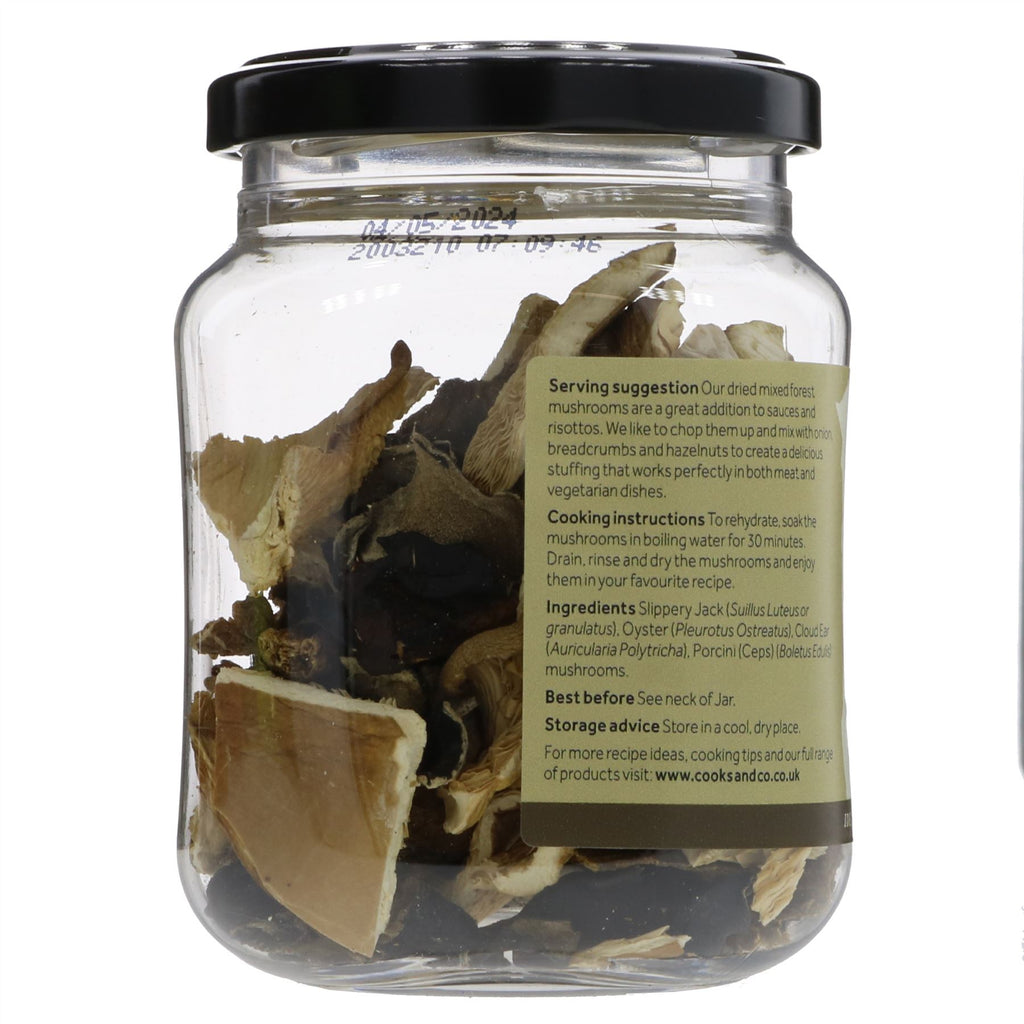 Cooks & Co Mixed Forest Mushrooms - Earthy & Rich Flavors - 40G - Vegan & High Quality - Elevate Your Dishes.