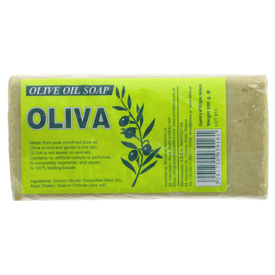 Oliva | Olive Oil Soap - Large Bar | 600G