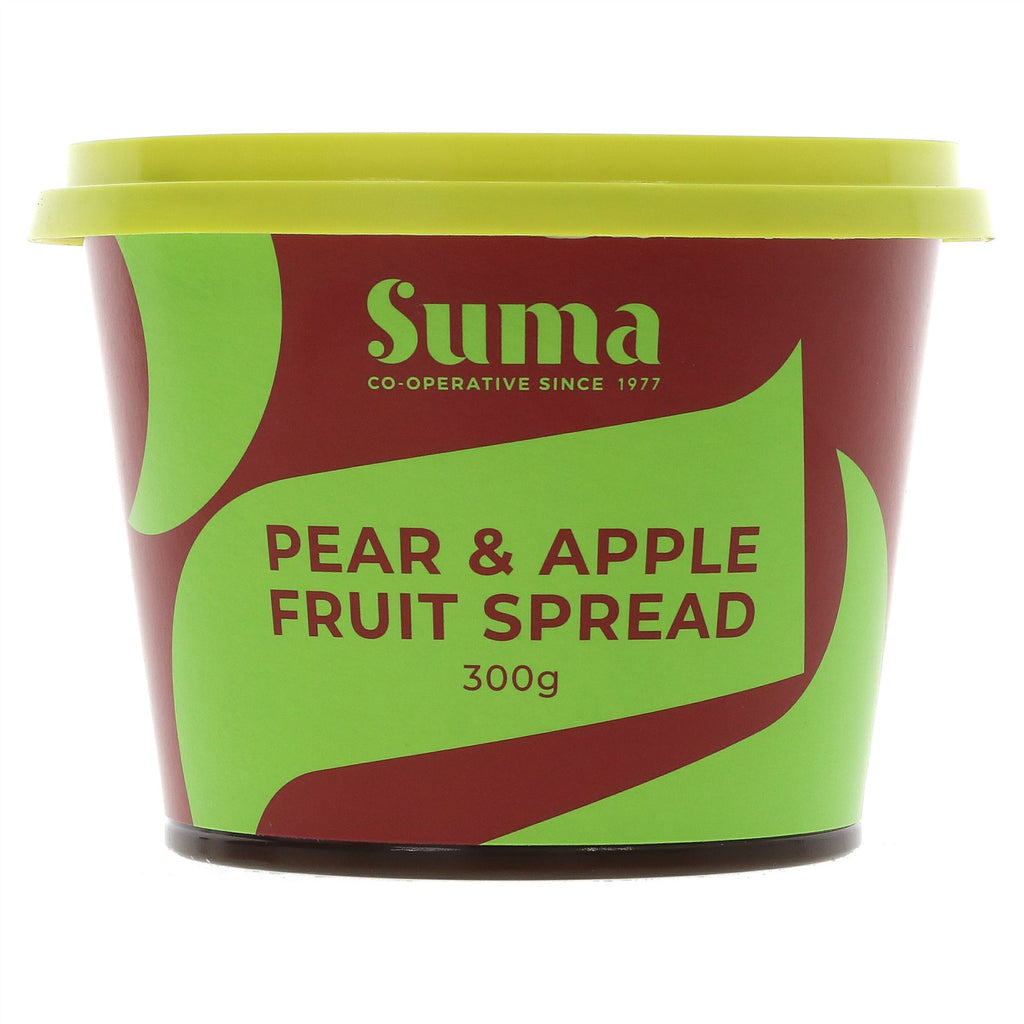 Suma Pear & Apple Spread – 100% Natural - Vegan – Perfect for Toast & Oatmeal – Glaze for Roasted Meats – Available at Superfood Market.
