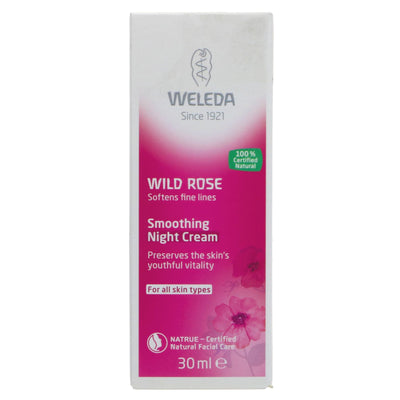 Weleda | Wild Rose Smoothing Night Crm | 30ml
