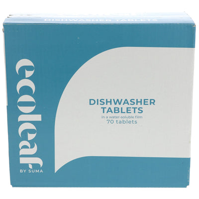 Ecoleaf | Dishwasher Tablets All-In-One - Citrus Scented Tablets | 70 tablets