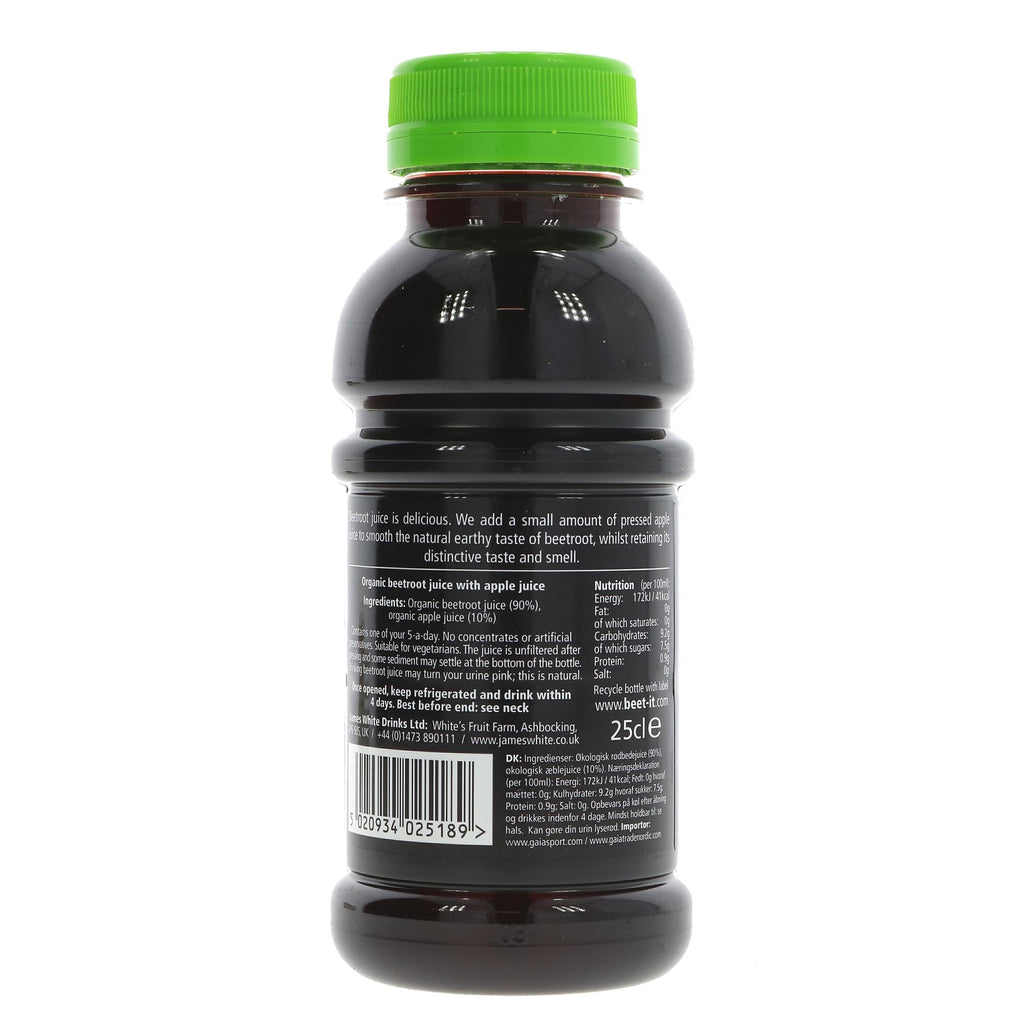 Organic and vegan Beetroot Juice - Og by Beet It, sip on natural sweetness and earthy flavor. Perfect for drinks or recipes.