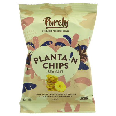 Purely | Plantain Chips Sea Salt | 75g