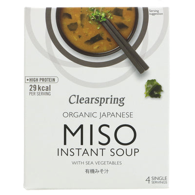 Clearspring | Instant Miso Soup and Sea Veg | 4x10g