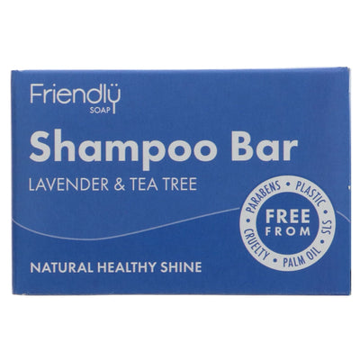 Friendly Soap | Shampoo Bar - Lavender & Tea Tree | 95g